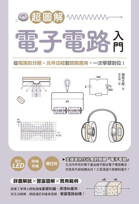 超圖解電子電路入門：從電路的分類、元件功能到實際應用，一次學習到位！