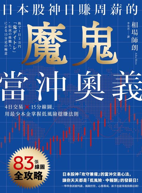 日本股神日賺周薪的魔鬼當沖奧義：4日交易×15分線圖，用最少本金掌握低風險穩賺法則