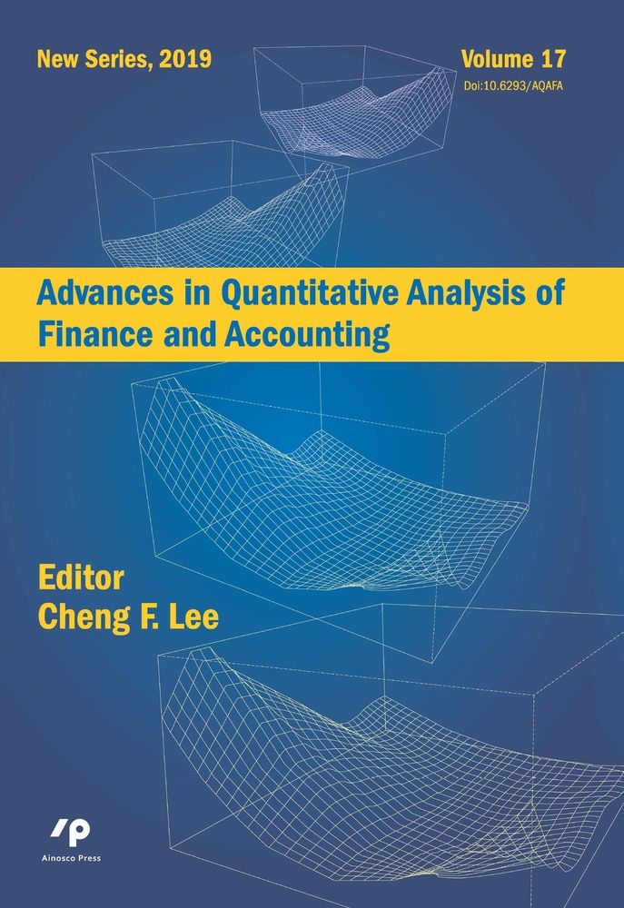  Advances in Quantitative Analysis of Finance and Accounting (New Series) Vol. 17（Pubu電子書）