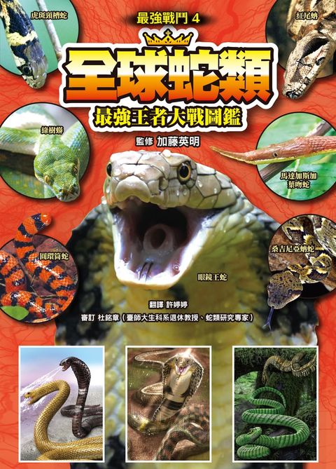 最強戰鬥4 全球蛇類 最強王者大戰圖鑑