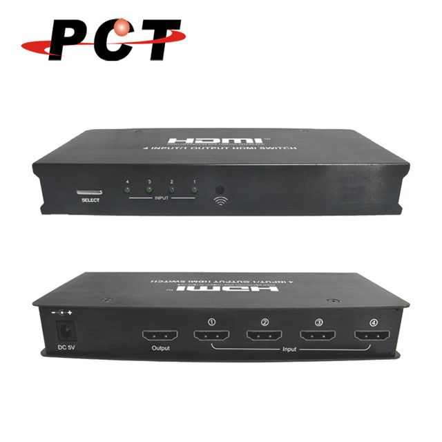 PCT 4進1出 HDMI 4K2K 影音切換器 Switch(MH420)