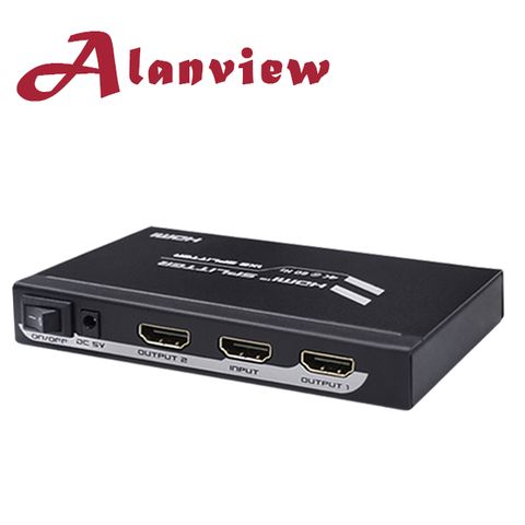 Alanview HDMI 2.0 HDR 一進二出分配器 4K@60Hz (AL2012)