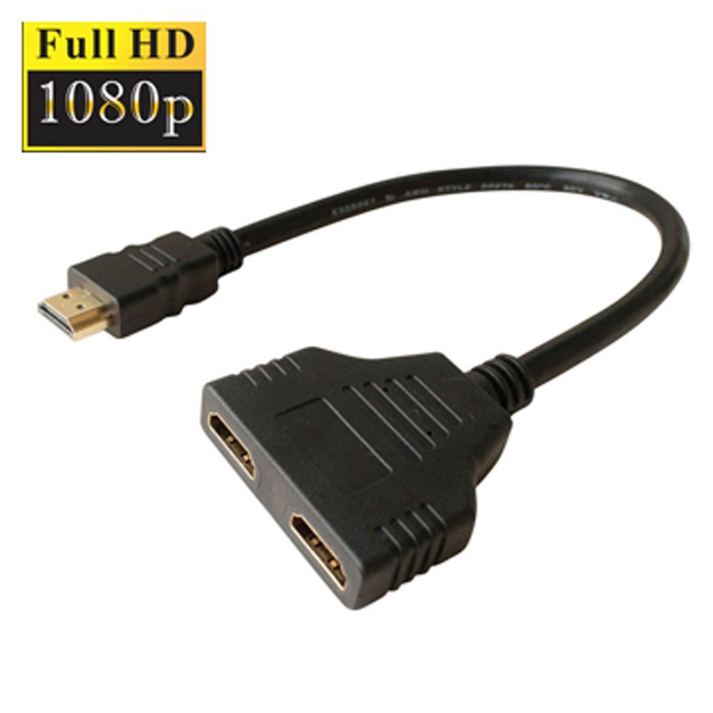   HDMI 影音訊號1進2出分配器  