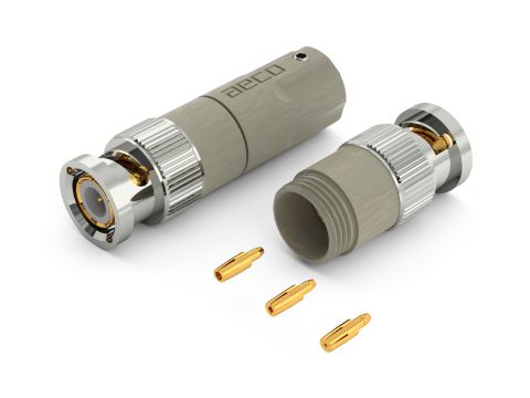 aeco 雅酷 BNC端子 ABC-1451 50歐姆 無鎳鍍金 貳個 / 壹組