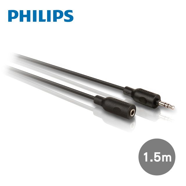 PHILIPS 飛利浦   SWA2528W/10 1.5M 3.5mm音源延長線