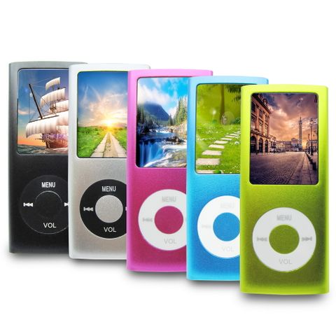 【B1846A】新蘋果四代1.8吋彩色螢幕 MP4插卡式隨身聽(加32G記憶卡)(附6大好禮)