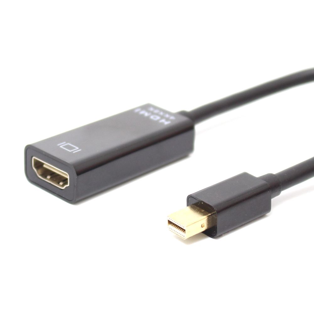  Mini DP (公) 轉 HDMI (母) 訊號轉接器傳輸線支援 蘋果Macbook(2015年版以前),Mac電腦, 筆電含有Mini DisplayPort接口