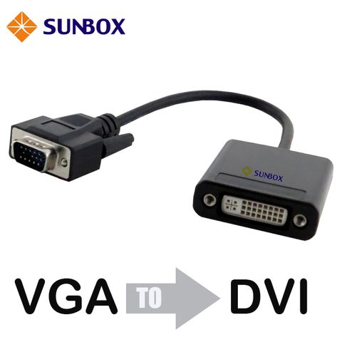 VGA 轉 DVI 電子式轉換器