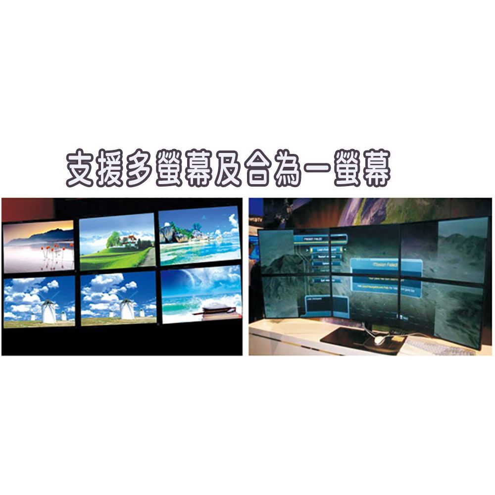 FUJIEI 富吉 主動式可組屏及分屏 Display port 轉 HDMI 高清影音傳輸線 3M (DP to HDMI 2.0V)