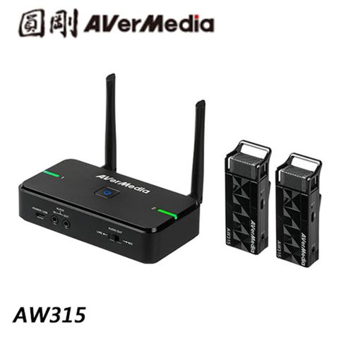 AverMedia 圓剛 AVerMic AW315 教學專用無線麥克風(雙麥克風組)