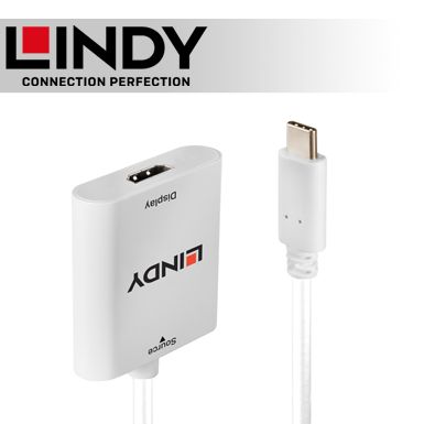 LINDY 林帝   主動式 USB3.1 Type-C to HDMI 2.0 4K@60Hz轉接器 (43247)