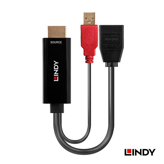Amazon.co.jp: LINDY HDMI 2.0 to DisplayPort 1.2 4K@60Hz 変換