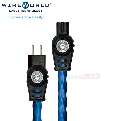 國際級線材大廠 台灣製造品質保證WIREWORLD Mini-Stratus 8字頭電源線 - 1.0M