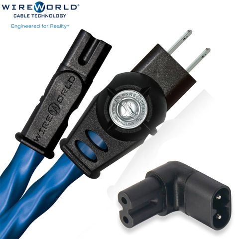 國際級線材大廠 台灣製造品質保證WIREWORLD Mini-Stratus 8字頭電源線 - 2M