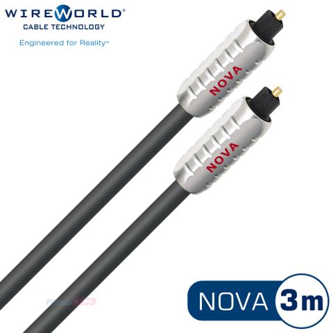 美國設計 台灣製造WIREWORLD NOVA Toslink Optical 光纖聲音訊號線 - 3m