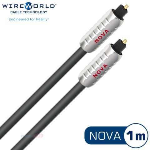 美國設計 台灣製造WIREWORLD NOVA Toslink Optical 光纖聲音訊號線 - 1m