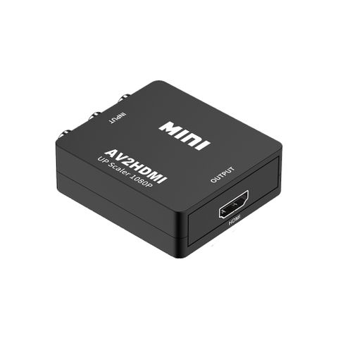 Sily 1080P AV轉HDMI視頻轉換器 RCA影音數位訊號轉接盒