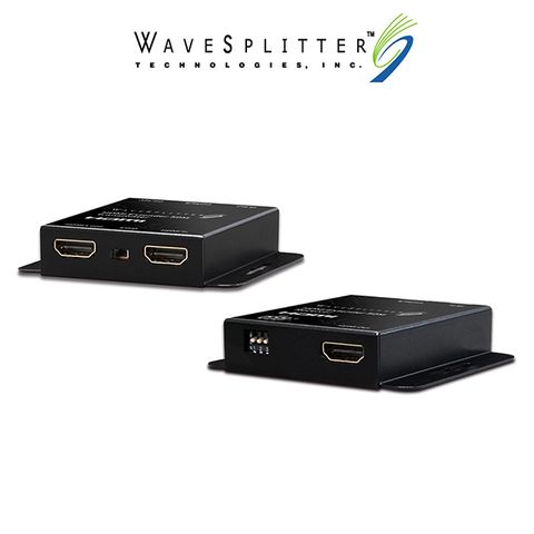 WAVESPLITTER 威世波 HDMI 1080P PoC & IR 單一網路線延長器-帶近端輸出 50m (WST-PEX004)