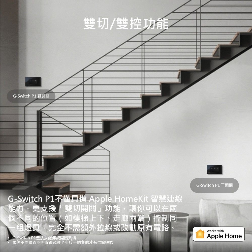 GREENBANK G-Switch P1 無線智能二開關