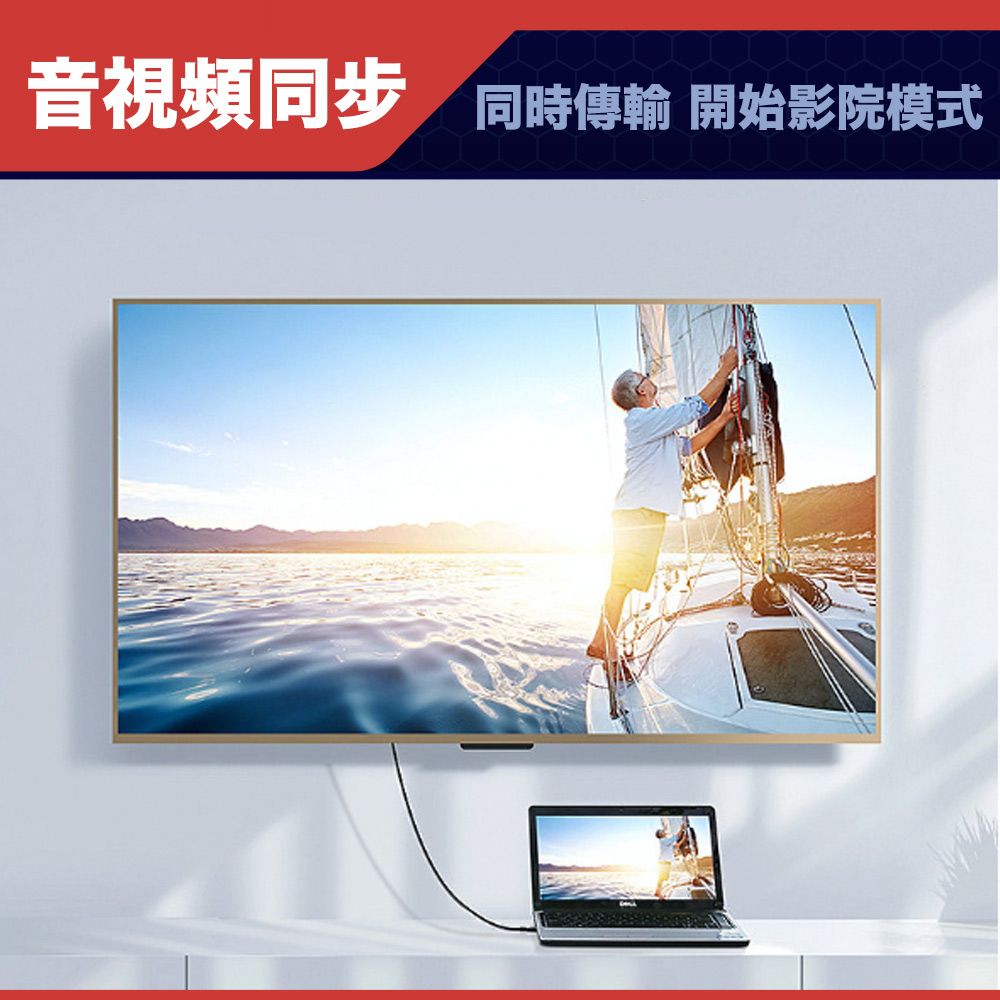 MAX+ 原廠保固  HDMI to HDMI 4K影音傳輸線 白/3M