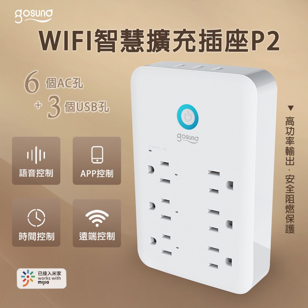  Gosund 酷客 WIFI智慧擴充插座 P2 插座 米家APP