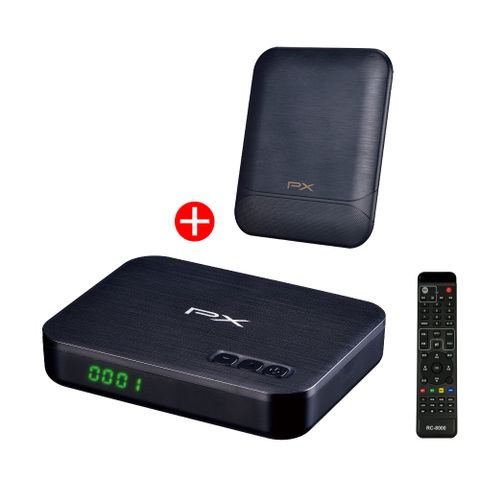 【PX大通】高畫質數位電視接收機+專用天線(室內外兩用型) HD-8000+HDA-8000