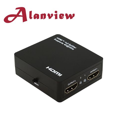Alanview HDMI 4K2K 一進二出分配器 4K@30Hz (AL1412)