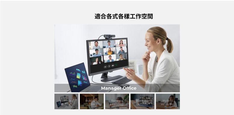 適合各式各樣工作空間Manager OfficeWorkingHybridWorking