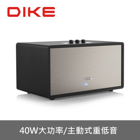 DIKE 鳴揚 多功能一體式藍牙喇叭 40W 替代劇院可遙控無線音響(DS606BK)