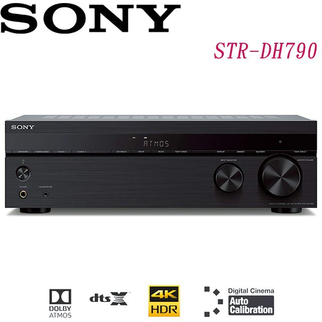 SONY 索尼 7.2 聲道 相容於 Dolby Atmos 與 DTS:X 支援 4K HDR 畫質(4K 60p 4:4:4) 與 Dolby Vision