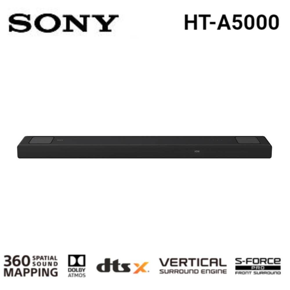 SONY 索尼HT-A5000 5.1.2.2聲道單件式環繞家庭劇院- PChome 24h購物