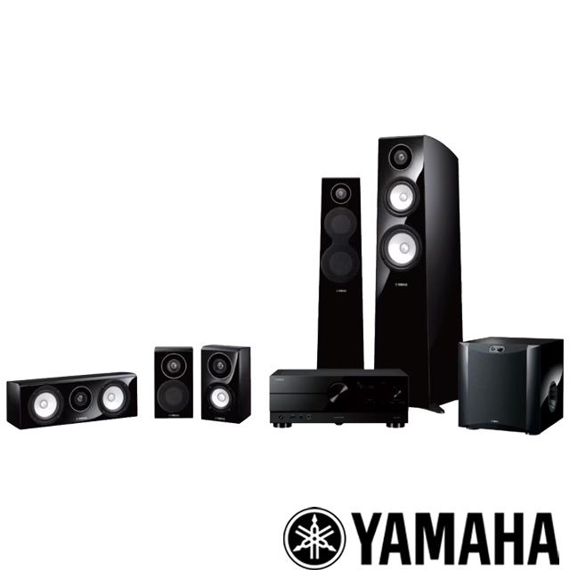 YAMAHA 山葉  巴哈家庭劇院組 RX-A2A+NS-F700+NS-C700+NS-B700+NS-SW300鋼烤版