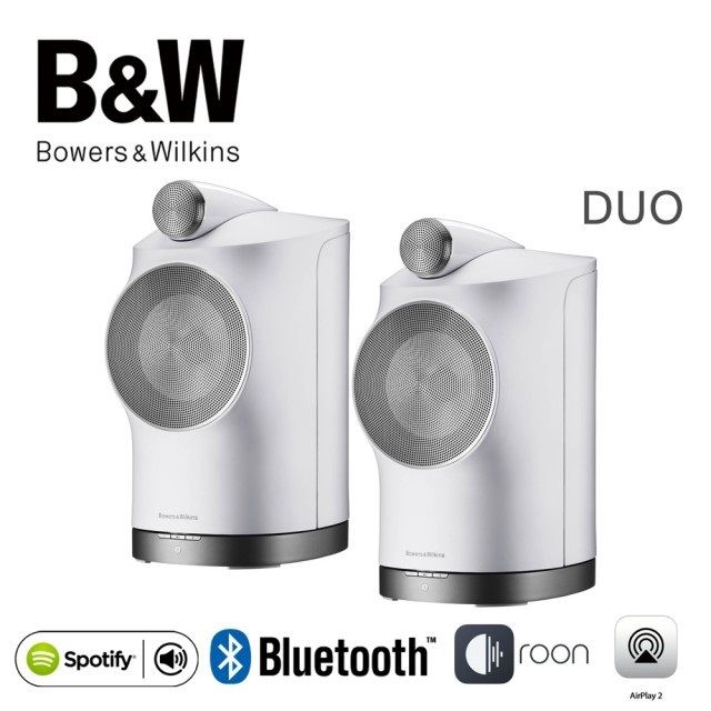 Bowers & Wilkins 【贈Dyson TP10 二合一涼風扇空氣清淨機 】B&W Formation Duo 主動式藍牙喇叭 媲美805書架 (黑白色直接備註)