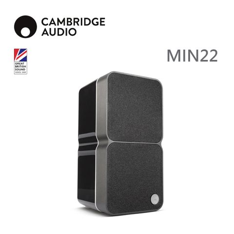 英國 Cambridge MINX MIN22超輕巧式衛星喇叭【鋼琴黑】