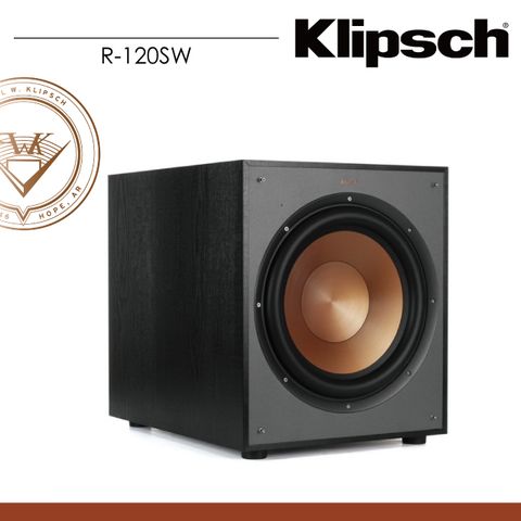 【限量加贈合金頭訊號線3米】Klipsch R-120SW 重低音喇叭 (釪環數位公司貨)