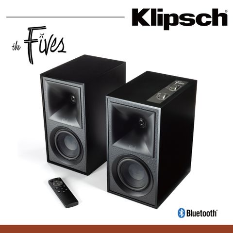 【Klipsch】The Fives - Matte Black 二聲道主動式木製音箱喇叭