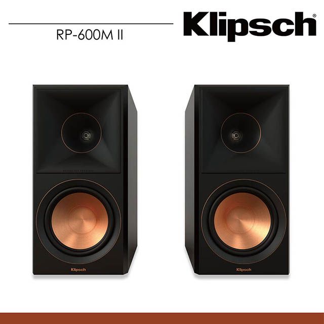 Klipsch 古力奇 【美國】RP-600M II書架型喇叭(黑檀)