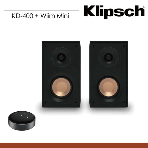 Klipsch KD-400兩聲道主動式喇叭+Wiim Mini串流機