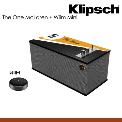 【Klipsch】The One McLaren麥拉倫聯名款 藍牙喇叭+Wiim Mini串流機