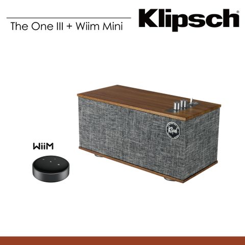 【Klipsch】The One III藍牙喇叭+Wiim Mini串流機