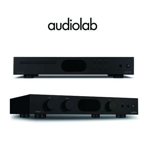 Audiolab 7000CDT 專業CD轉盤+7000A 數位藍芽DAC綜合擴大機 黑色組