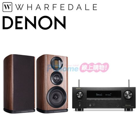 DENON AVR-X2800H 環繞擴大機+Wharfedale EVO 4.2 書架喇叭
