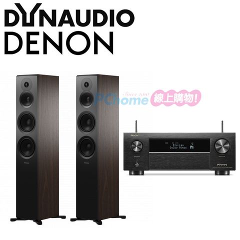 DENON 日本製 AVR-X4800H 環繞擴大機+Dynaudio New Emit 50 落地喇叭