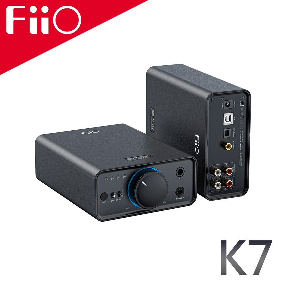 FiiO K7 桌上型耳機功率擴大機- PChome 24h購物