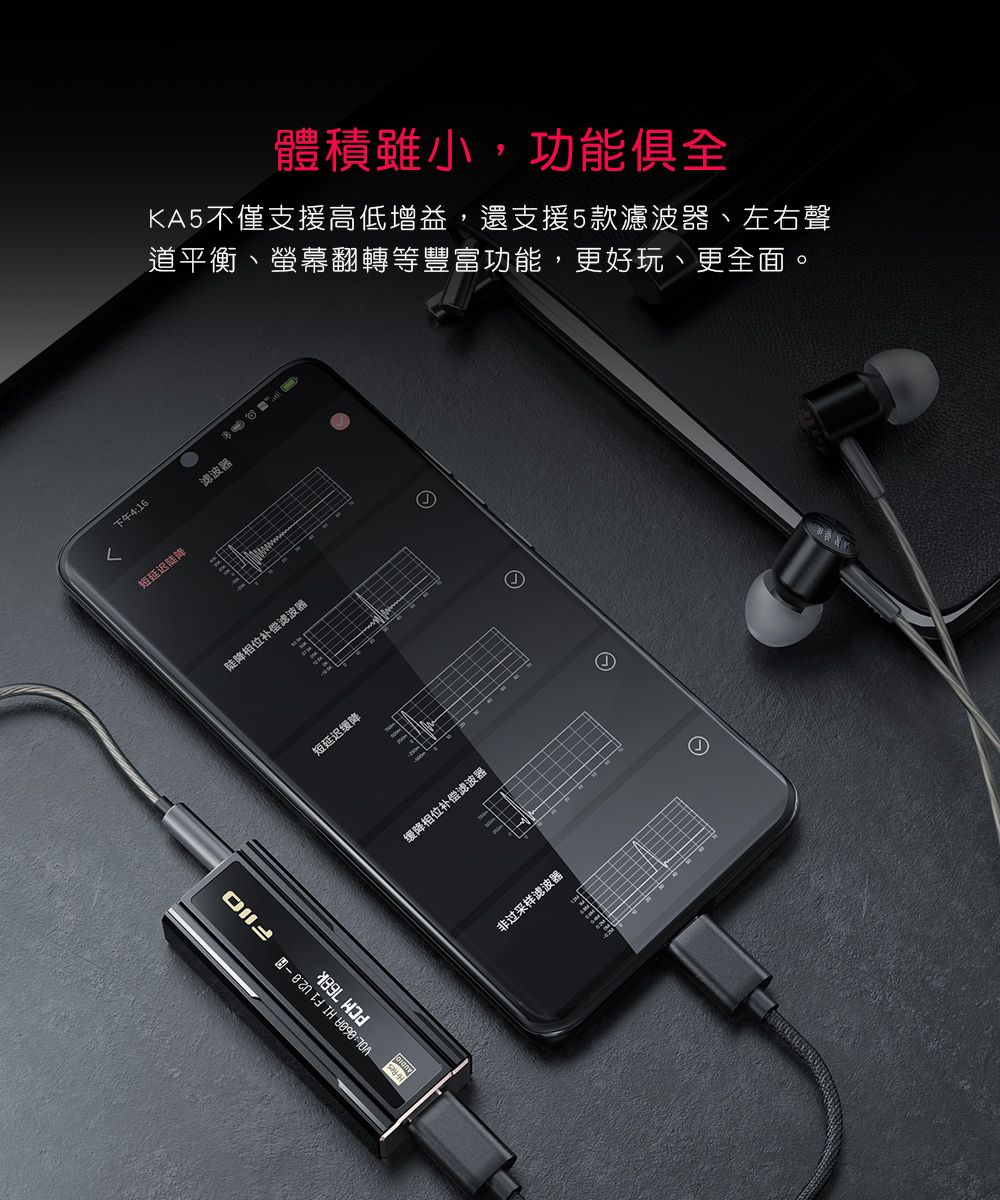 下午滤波器延迟陡VOL HI F1 PCM 768k陡降相位补偿滤波器短延迟降體積雖小,功能俱全KA5不僅支援高低增益,還支援5款濾波器、左右聲道平衡、螢幕翻轉等豐富功能,更好玩、更全面。缓降相位补偿滤波器非过采样滤波器