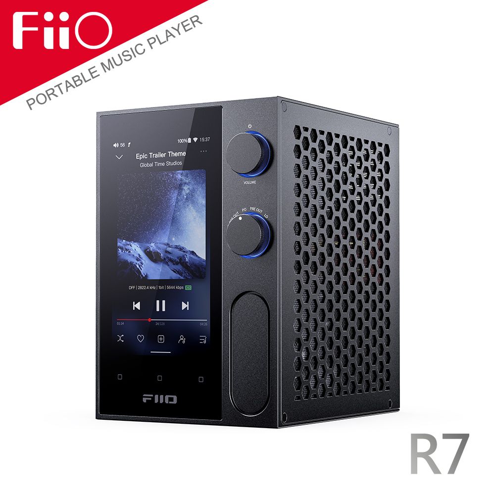 FiiO R7 桌上型音樂解碼播放器-黑色款- PChome 24h購物