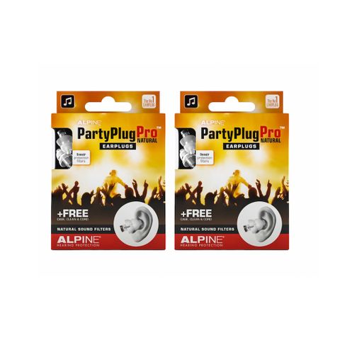 Alpine PartyPlug Pro Natural 荷蘭進口 派對用耳塞 兩入組 (全新公司貨)