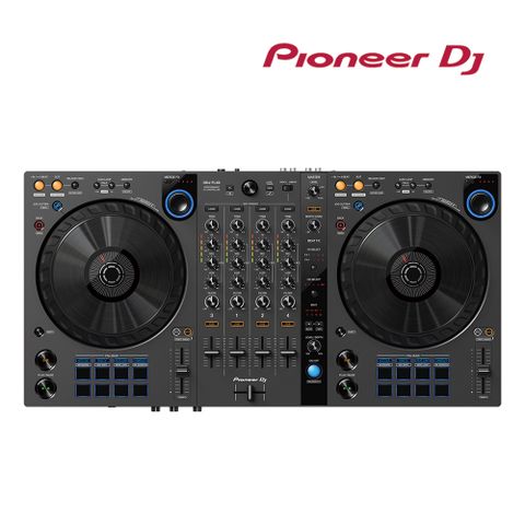 Pioneer DJ DDJ-FLX6 雙軟體四軌控制器-石墨黑