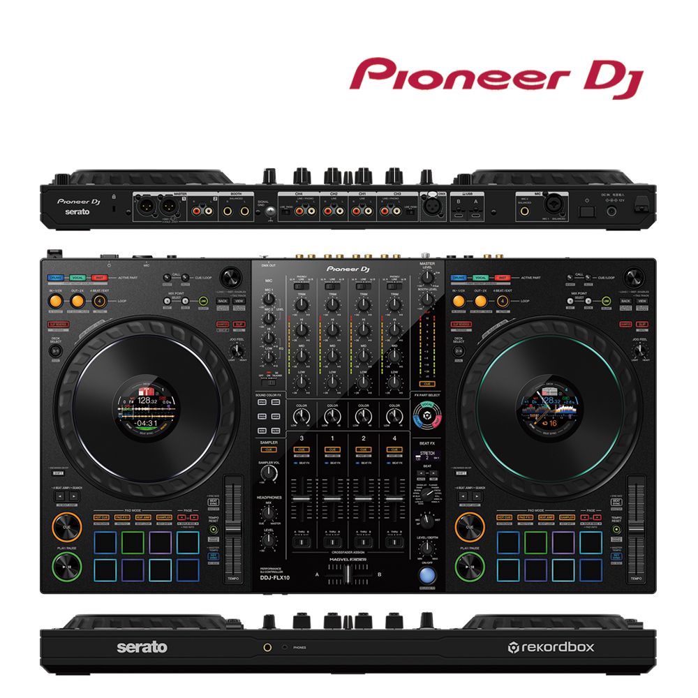 Pioneer DJ DDJ-FLX10 專業款雙軟體四軌控制器- PChome 24h購物