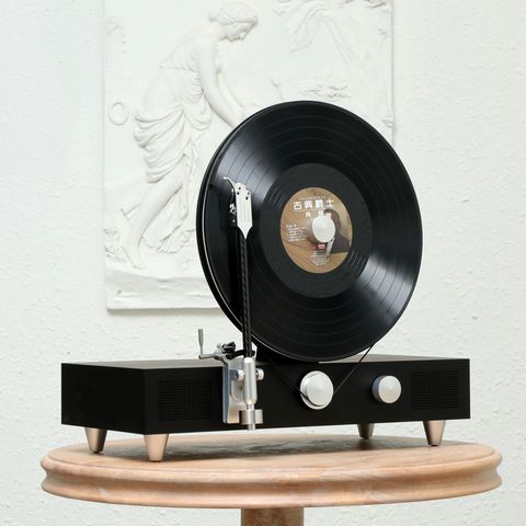 Gramovox葛萊美 直立式藍牙黑膠唱機/ 60週年紀念版/ 曜石黑